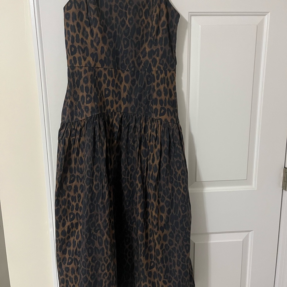 NWT Leopard Print Dress from Anthropologie - Picture 2 of 8
